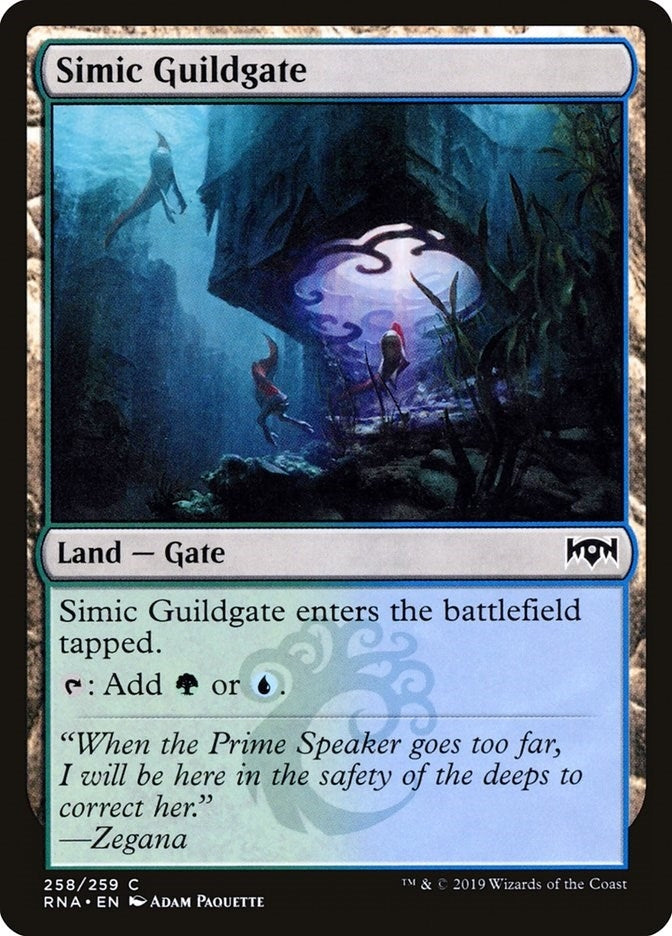 Image for Simic Guildgate (258) (258) [Ravnica Allegiance] - Magic: The Gathering