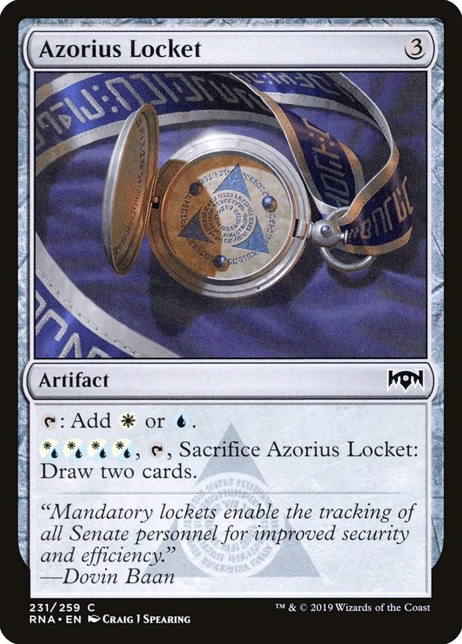 Image for Azorius Locket (231) [Ravnica Allegiance] - Magic: The Gathering
