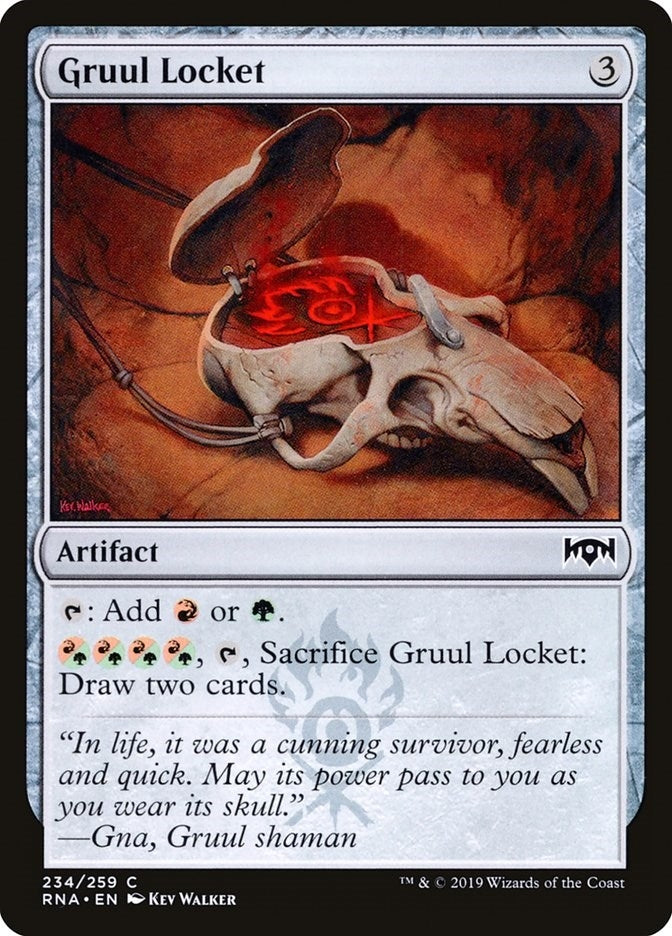 Image for Gruul Locket (234) [Ravnica Allegiance] - Magic: The Gathering