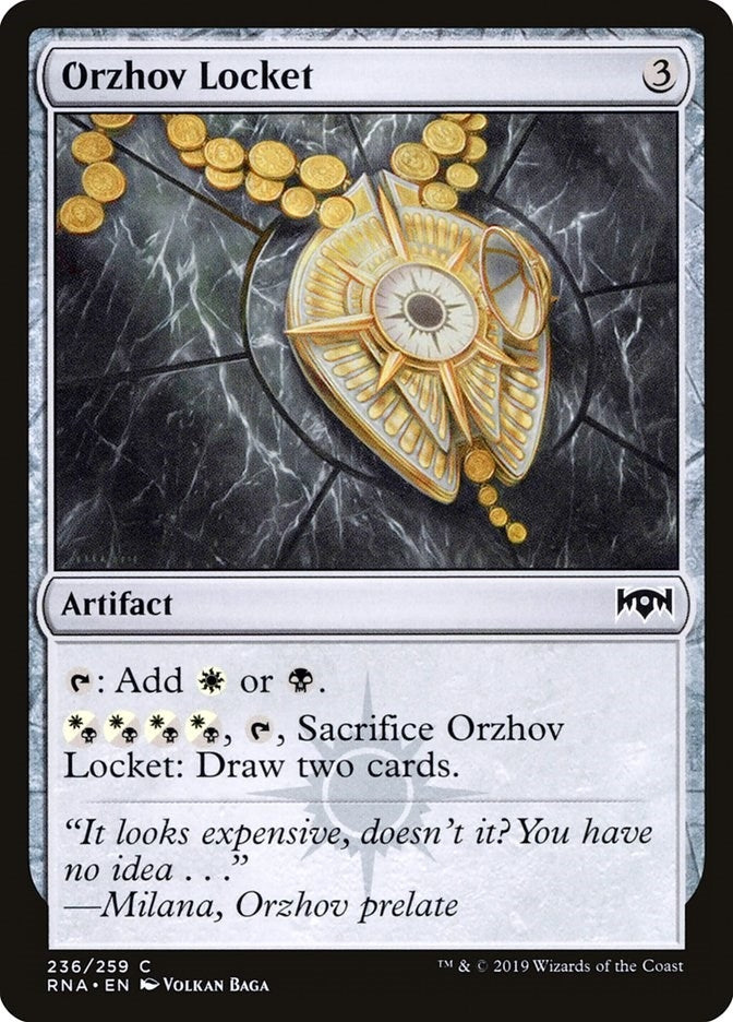 Image for Orzhov Locket (236) [Ravnica Allegiance] - Magic: The Gathering
