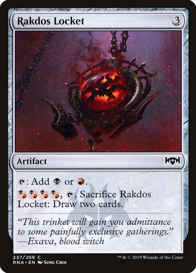 Image for Rakdos Locket (237) [Ravnica Allegiance] - Magic: The Gathering