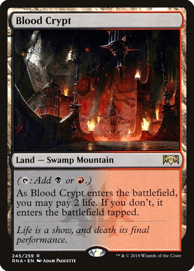 Image for Blood Crypt (245) [Ravnica Allegiance] - Magic: The Gathering