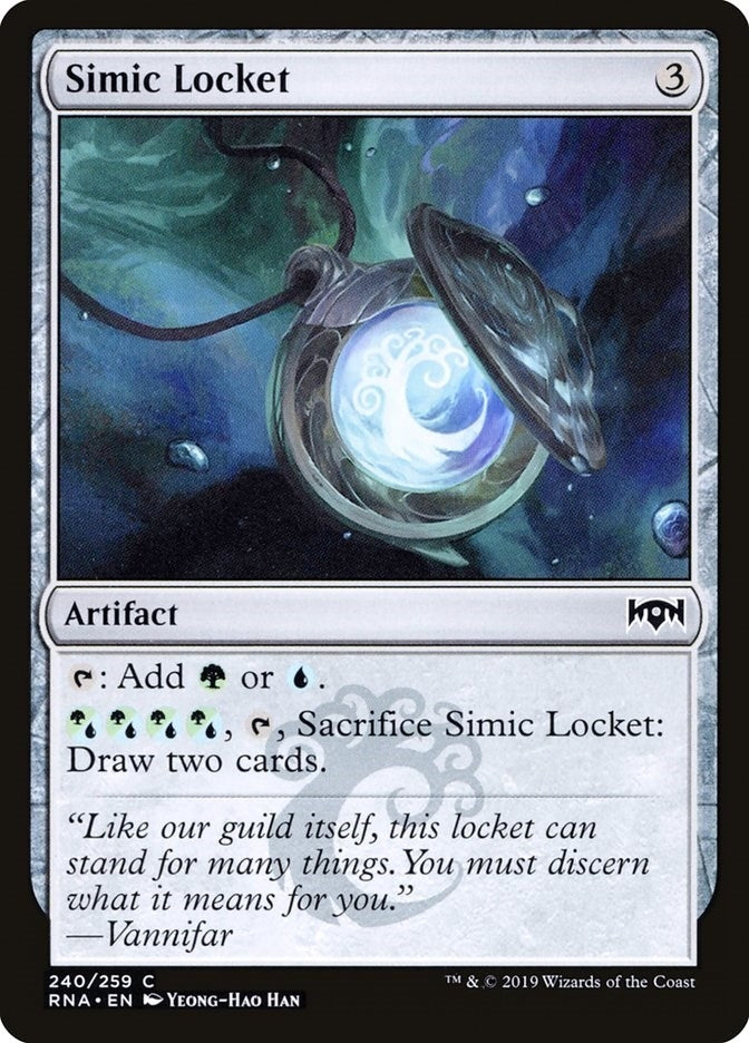 Image for Simic Locket (240) [Ravnica Allegiance] - Magic: The Gathering