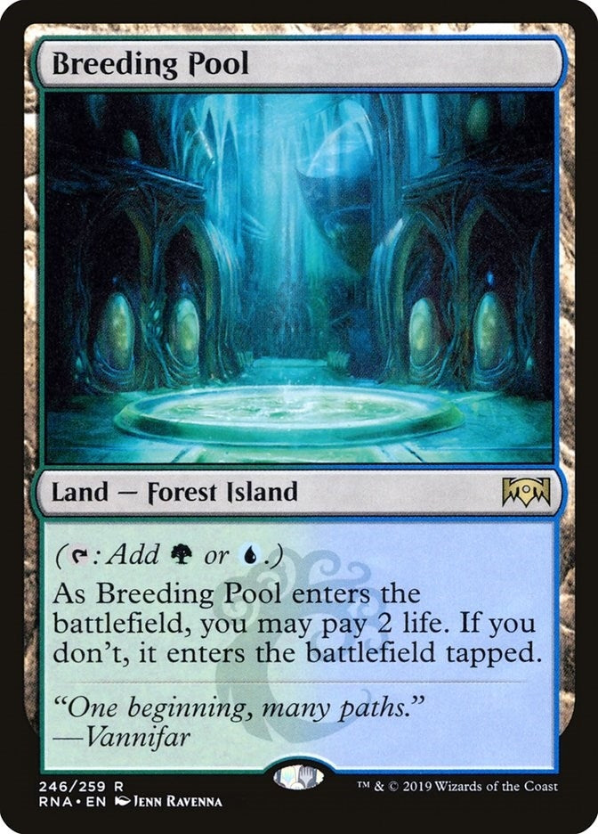 Image for Breeding Pool (246) [Ravnica Allegiance] - Magic: The Gathering