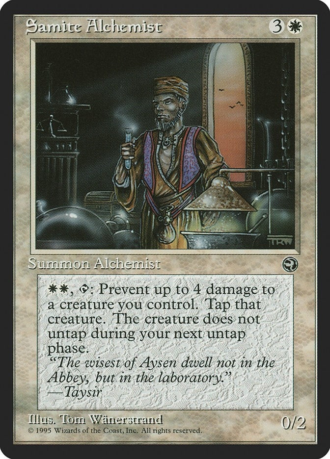 Image for Samite Alchemist [Version 2] (13) [Homelands] - Magic: The Gathering