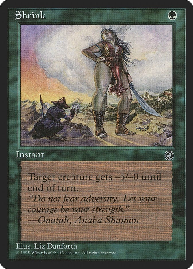 Image for Shrink [Version 2] (97) [Homelands] - Magic: The Gathering