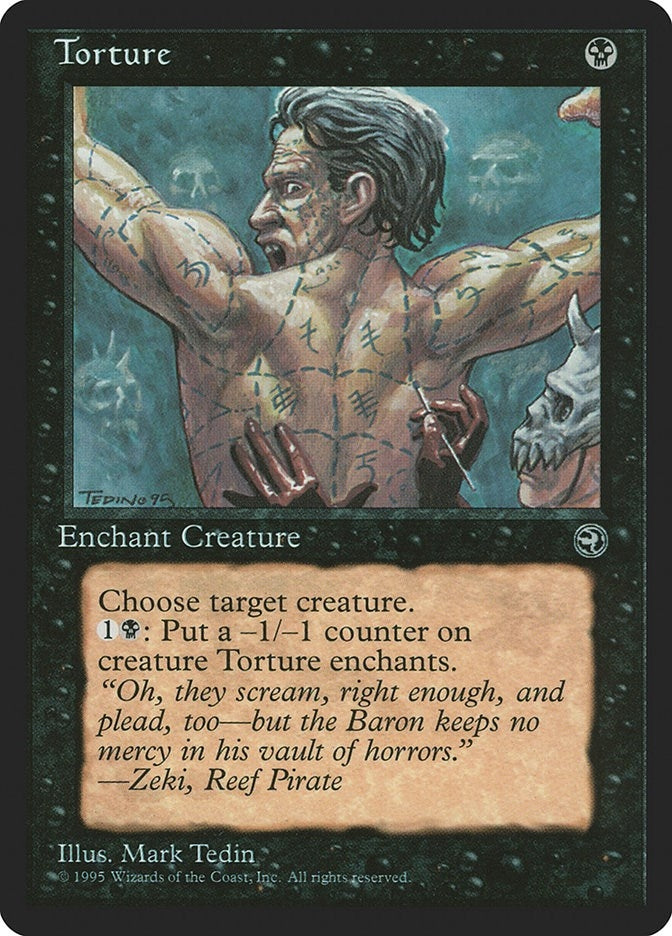 Image for Torture [Version 2] (59) [Homelands] - Magic: The Gathering