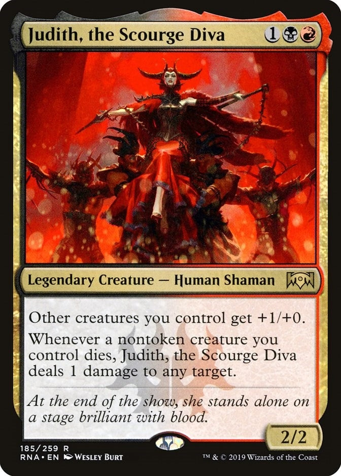 Image for Judith, the Scourge Diva (185) [Ravnica Allegiance] - Magic: The Gathering