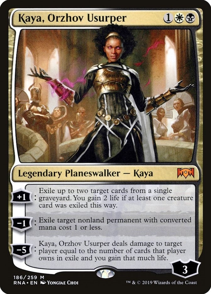Image for Kaya, Orzhov Usurper (186) [Ravnica Allegiance] - Magic: The Gathering