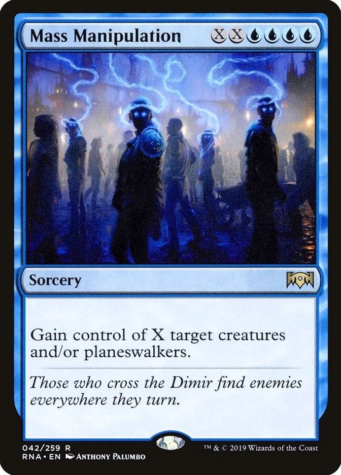 Image for Mass Manipulation (42) [Ravnica Allegiance] - Magic: The Gathering