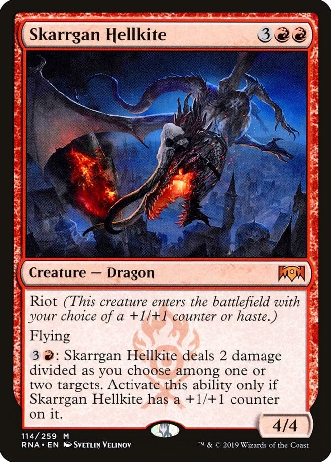 Image for Skarrgan Hellkite (114) [Ravnica Allegiance] - Magic: The Gathering