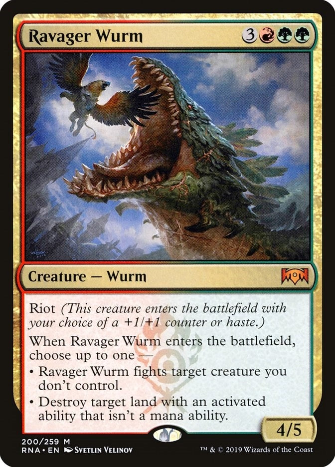 Image for Ravager Wurm (200) [Ravnica Allegiance] - Magic: The Gathering