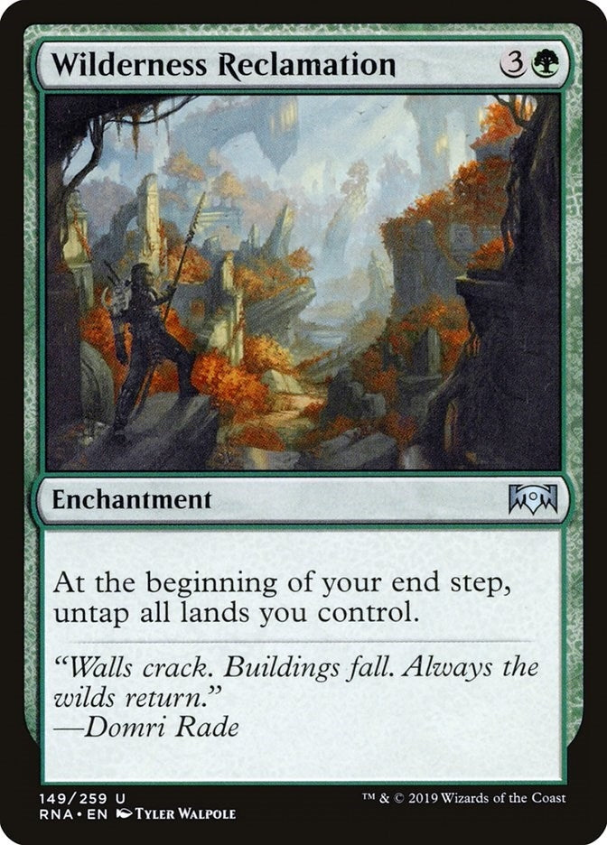 Image for Wilderness Reclamation (149) [Ravnica Allegiance] - Magic: The Gathering