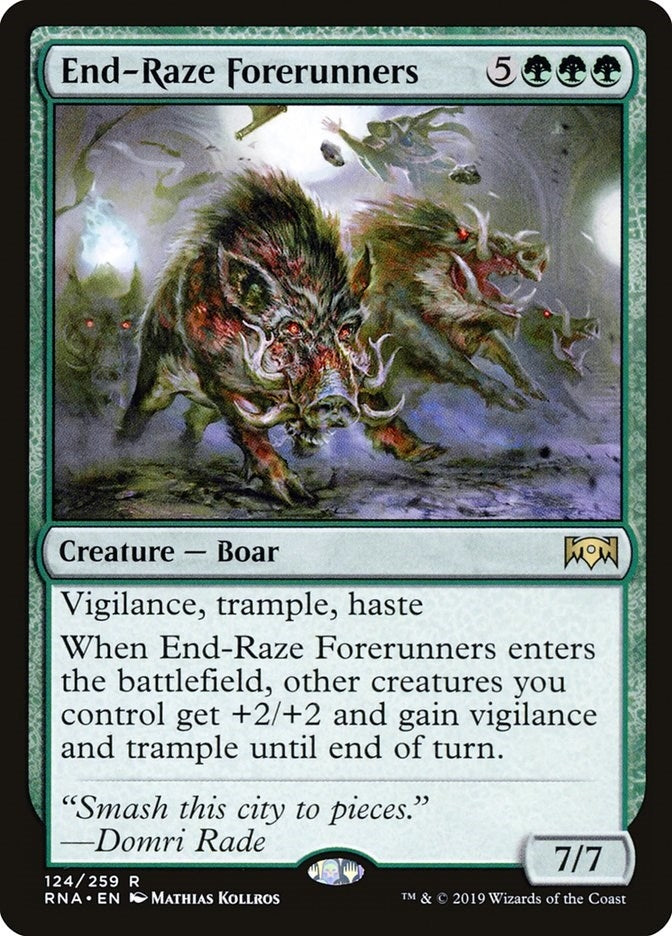 Image for End-Raze Forerunners (124) [Ravnica Allegiance] - Magic: The Gathering