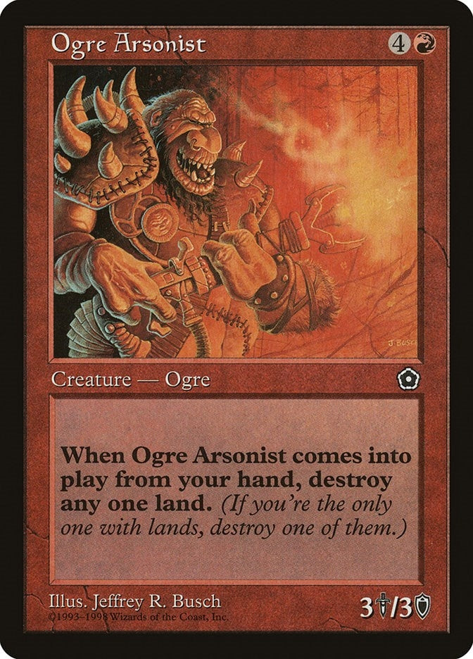Image for Ogre Arsonist [Portal Second Age] - Magic: The Gathering