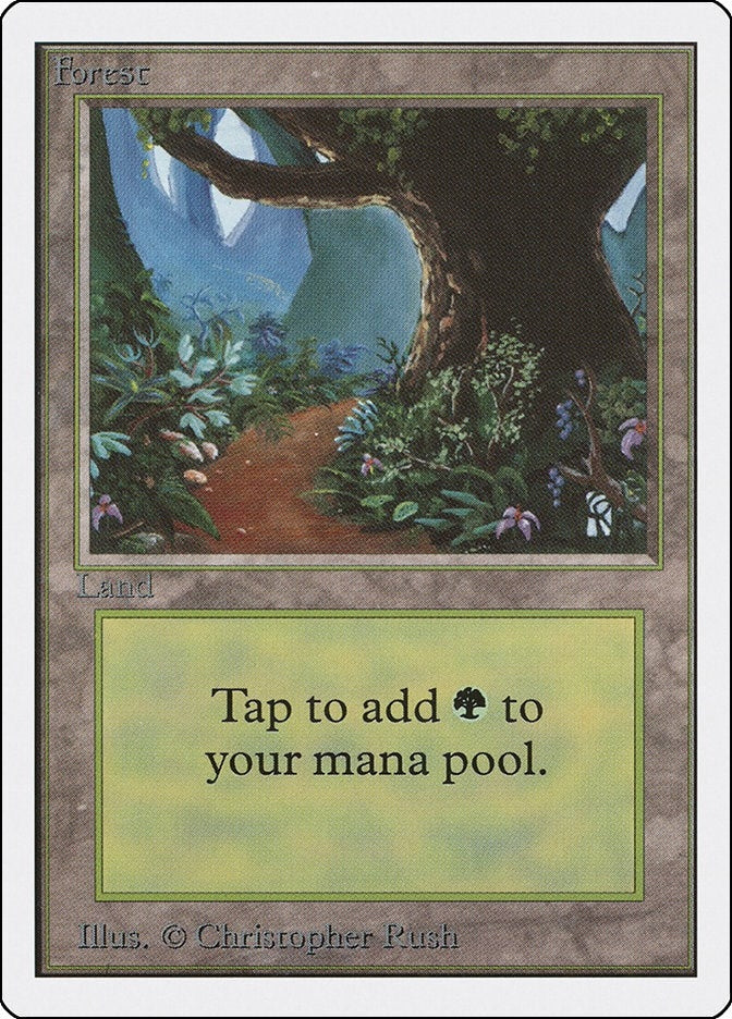 Image for Forest (B) [Unlimited Edition] - Magic: The Gathering