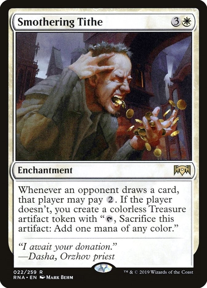 Image for Smothering Tithe (22) [Ravnica Allegiance] - Magic: The Gathering