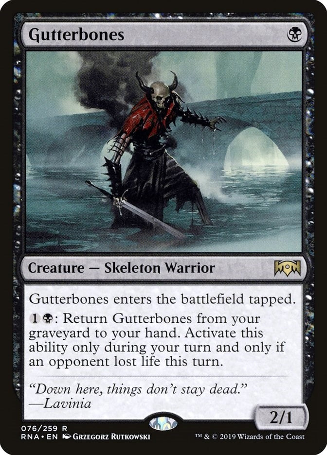 Image for Gutterbones (76) [Ravnica Allegiance] - Magic: The Gathering