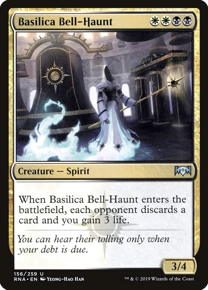 Image for Basilica Bell-Haunt (156) [Ravnica Allegiance] - Magic: The Gathering