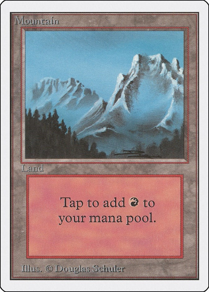 Image for Mountain (B) [Unlimited Edition] - Magic: The Gathering