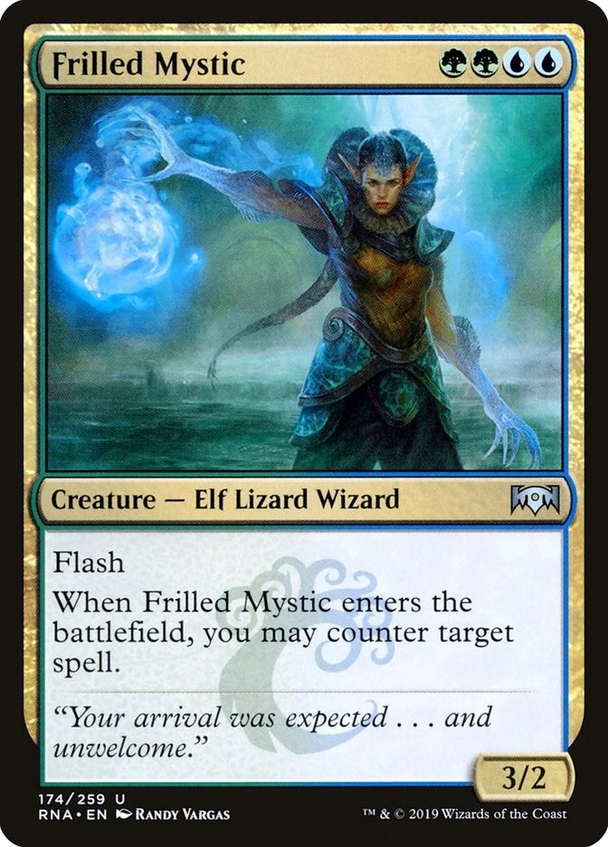 Image for Frilled Mystic (174) [Ravnica Allegiance] - Magic: The Gathering
