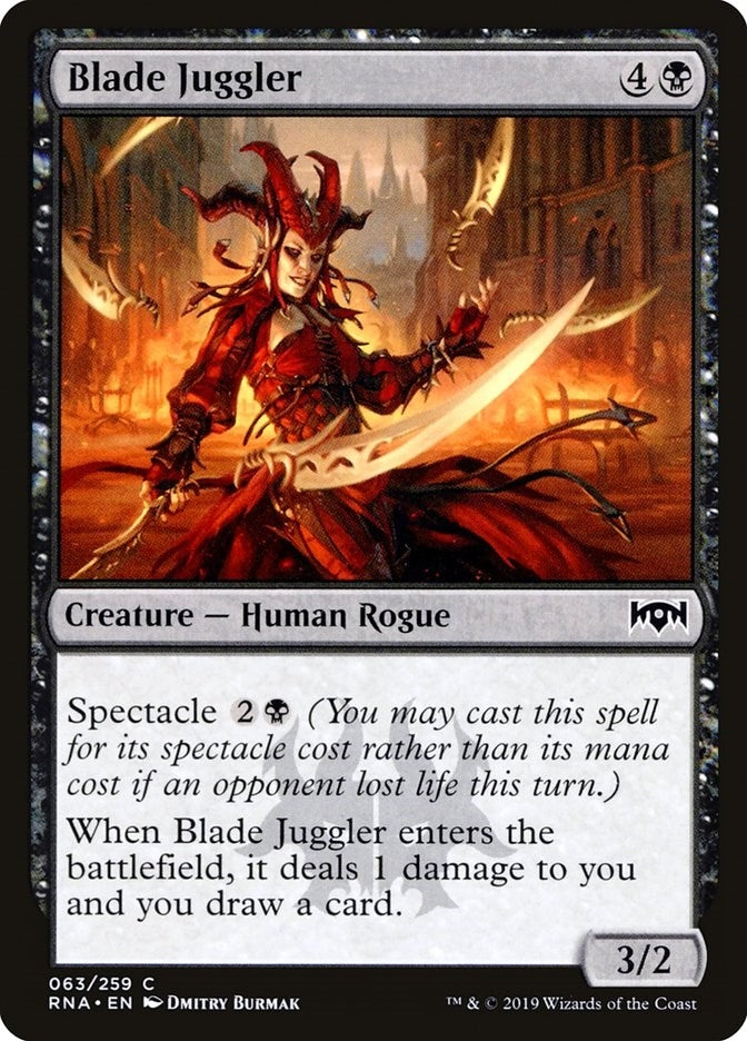 Image for Blade Juggler (63) [Ravnica Allegiance] - Magic: The Gathering