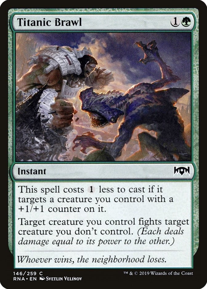 Image for Titanic Brawl (146) [Ravnica Allegiance] - Magic: The Gathering