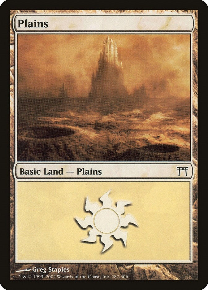Image for Plains (287) (287) [Champions of Kamigawa] - Magic: The Gathering