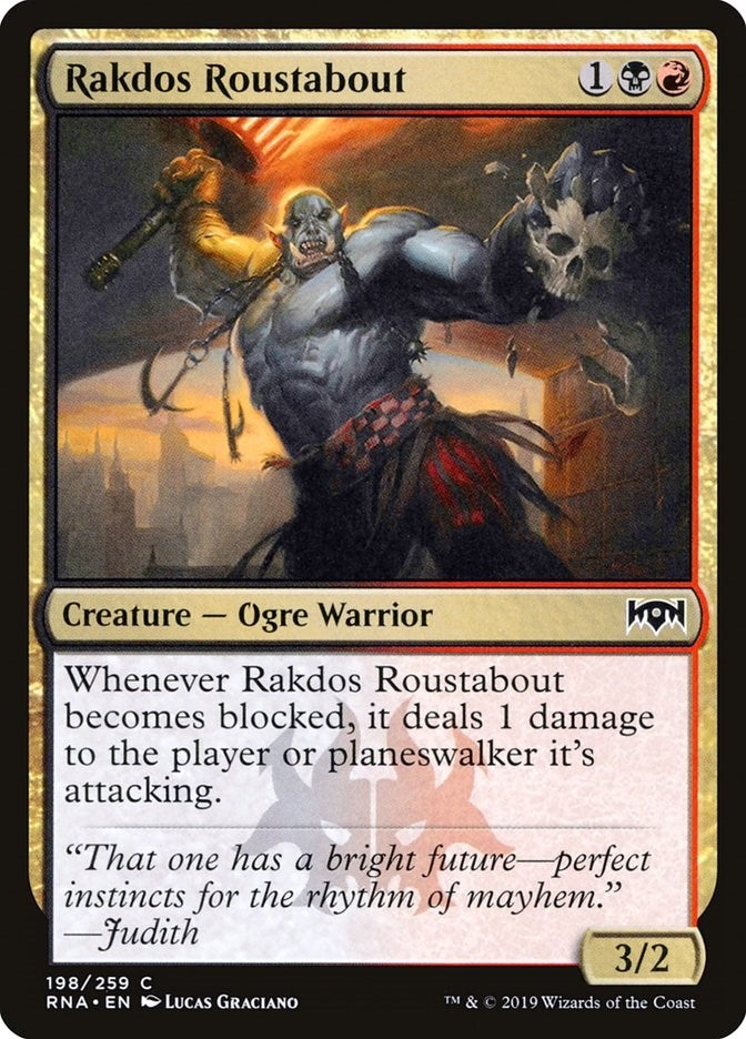 Image for Rakdos Roustabout (198) [Ravnica Allegiance] - Magic: The Gathering