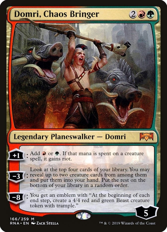 Image for Domri, Chaos Bringer (166) [Ravnica Allegiance] - Magic: The Gathering