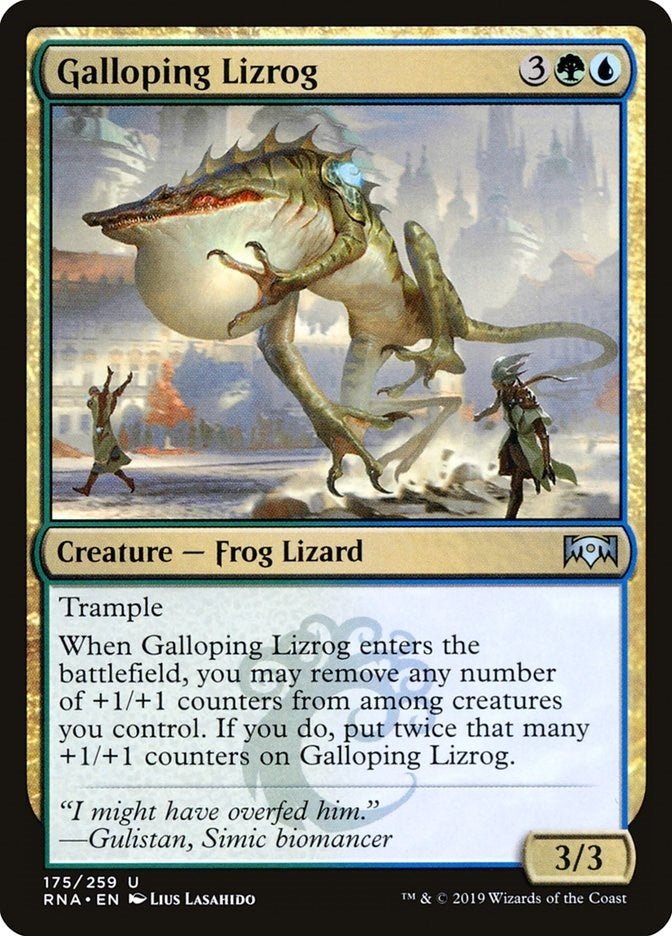 Image for Galloping Lizrog (175) [Ravnica Allegiance] - Magic: The Gathering