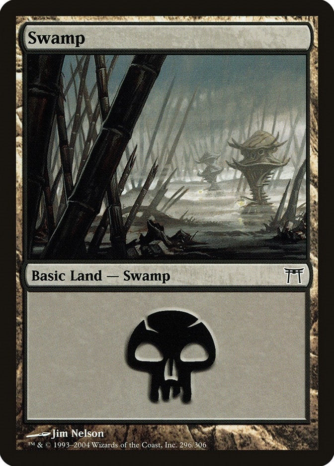 Image for Swamp (296) (296) [Champions of Kamigawa] - Magic: The Gathering