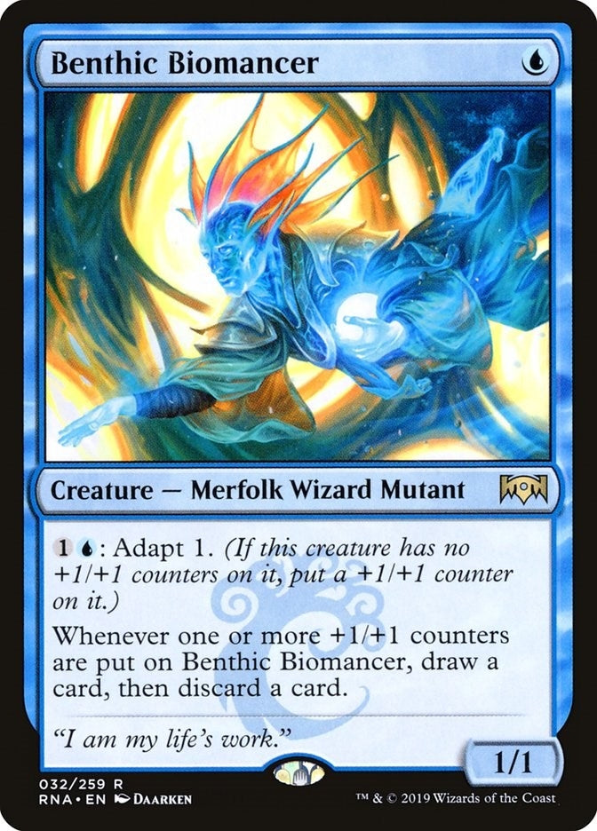 Image for Benthic Biomancer (32) [Ravnica Allegiance] - Magic: The Gathering