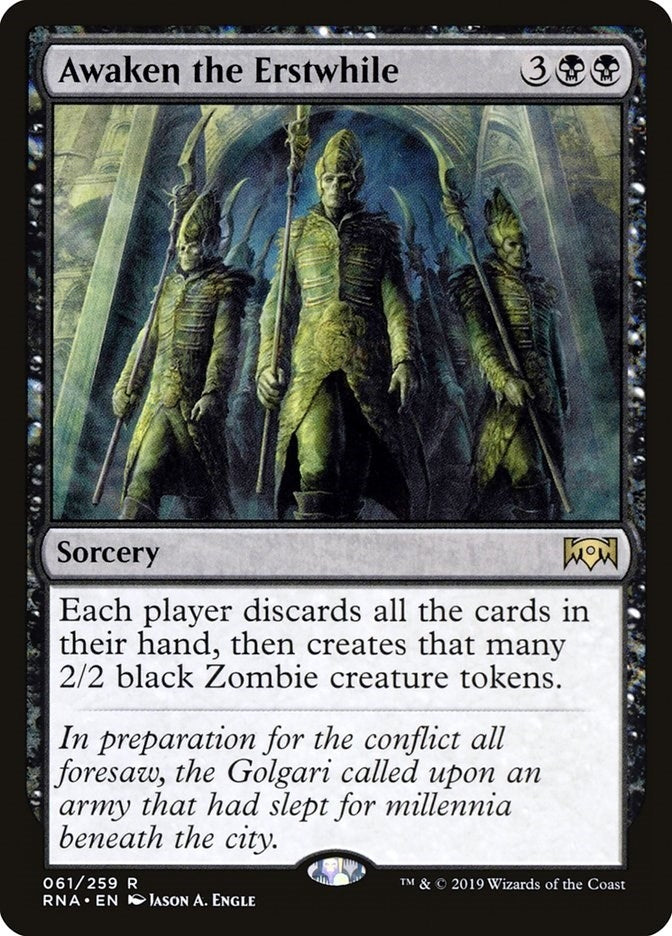 Image for Awaken the Erstwhile (61) [Ravnica Allegiance] - Magic: The Gathering