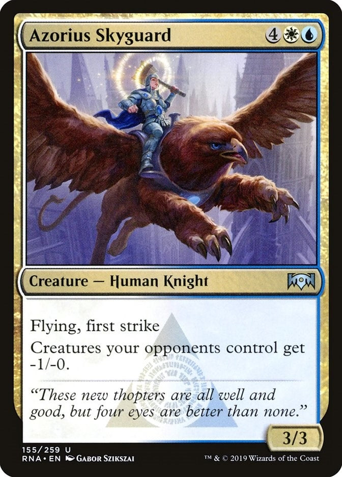 Image for Azorius Skyguard (155) [Ravnica Allegiance] - Magic: The Gathering