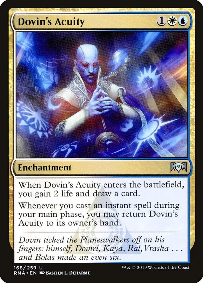 Image for Dovin's Acuity (168) [Ravnica Allegiance] - Magic: The Gathering