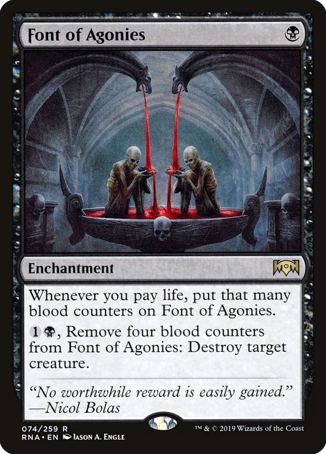 Image for Font of Agonies (74) [Ravnica Allegiance] - Magic: The Gathering