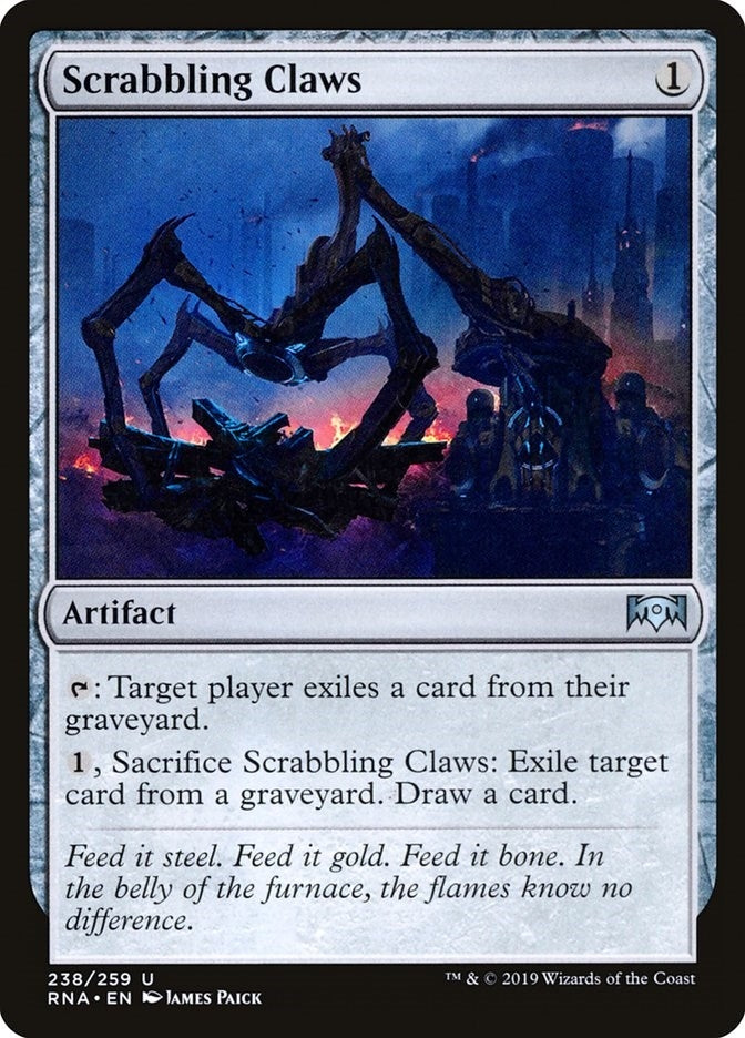 Image for Scrabbling Claws (238) [Ravnica Allegiance] - Magic: The Gathering