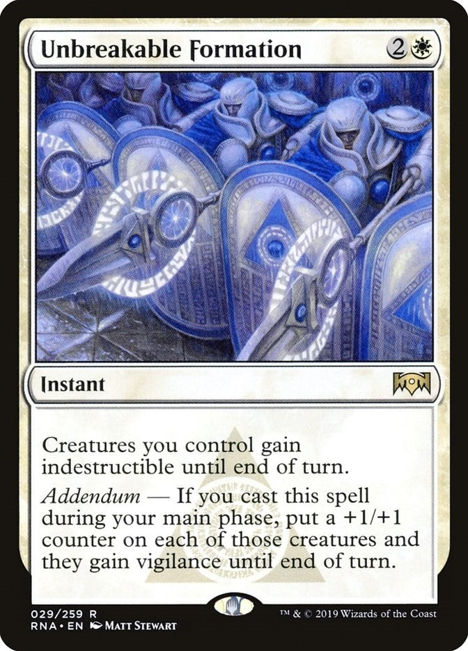 Unbreakable Formation (29) [Ravnica Allegiance]