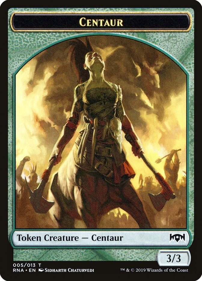 Image for Centaur Token (5) [Ravnica Allegiance] - Magic: The Gathering