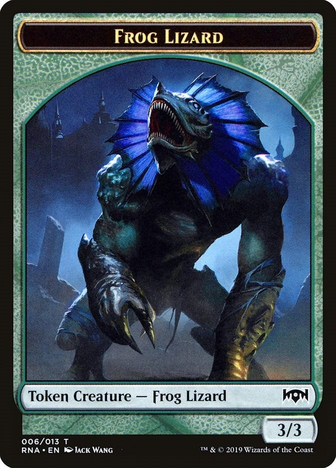 Image for Frog Lizard Token (6) [Ravnica Allegiance] - Magic: The Gathering