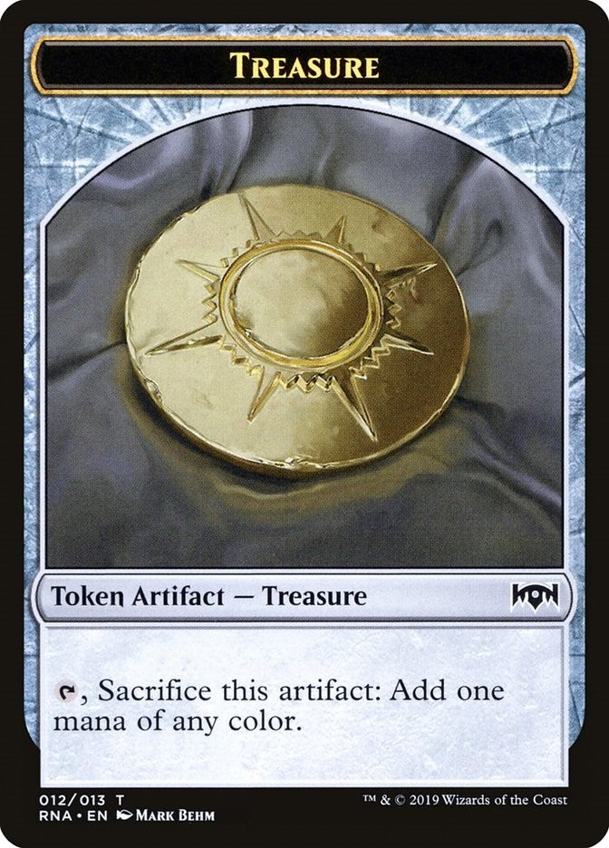 Image for Treasure Token (12) [Ravnica Allegiance] - Magic: The Gathering