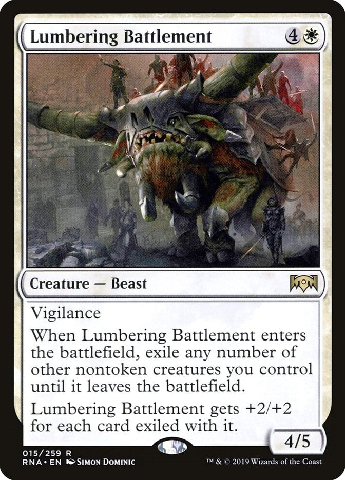 Image for Lumbering Battlement (15) [Ravnica Allegiance] - Magic: The Gathering