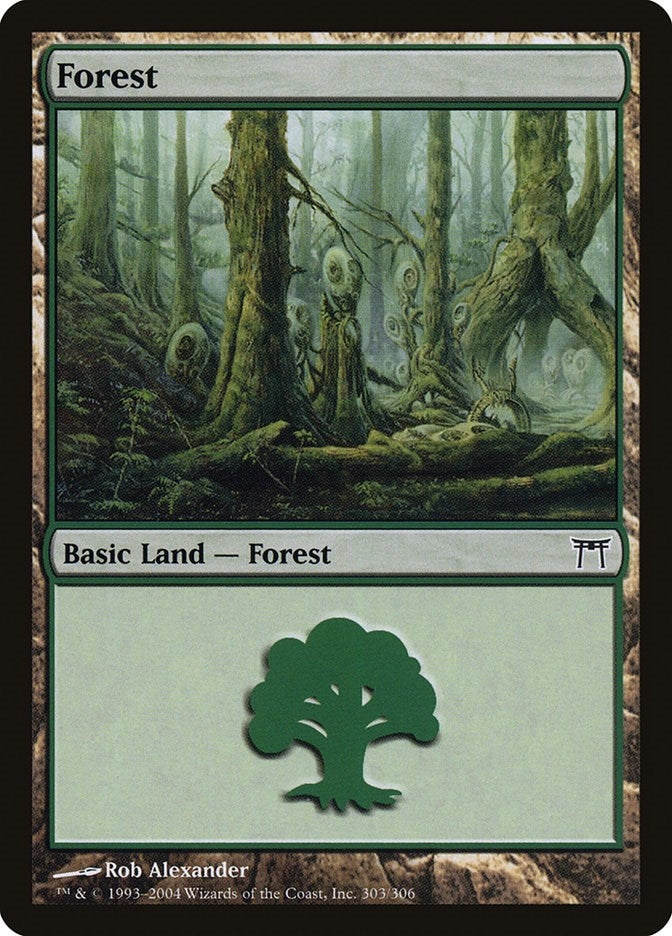 Forest (303) (303) [Champions of Kamigawa]
