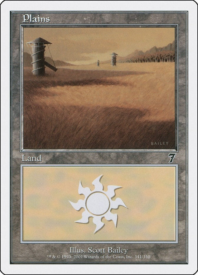 Image for Plains (341) (341) [7th Edition] - Magic: The Gathering