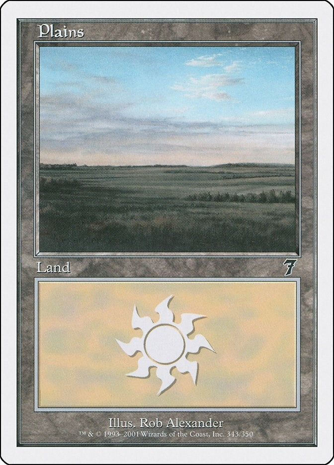 Image for Plains (343) (343) [7th Edition] - Magic: The Gathering