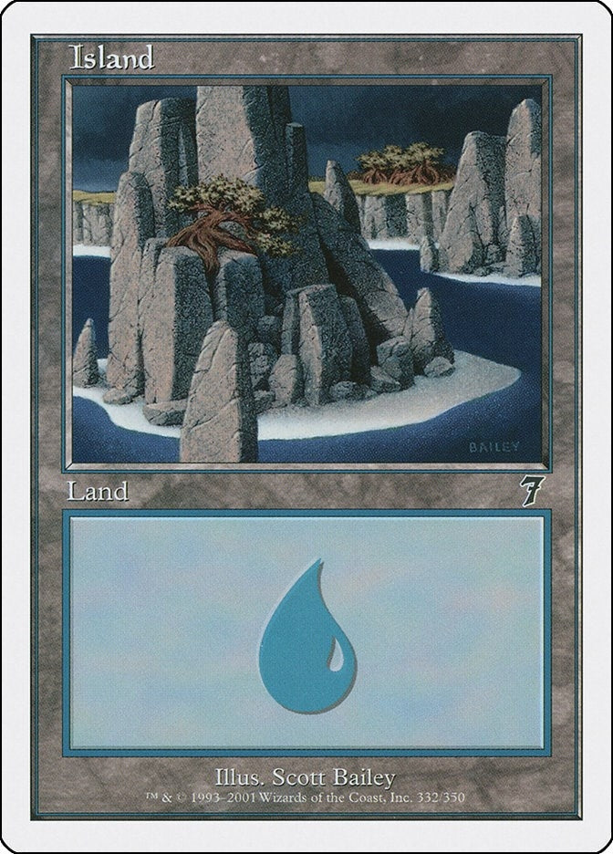 Image for Island (332) (332) [7th Edition] - Magic: The Gathering
