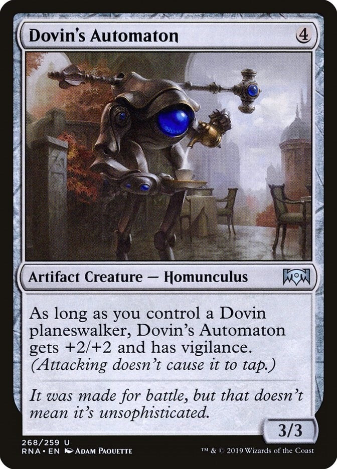 Image for Dovin's Automaton (268) [Ravnica Allegiance] - Magic: The Gathering