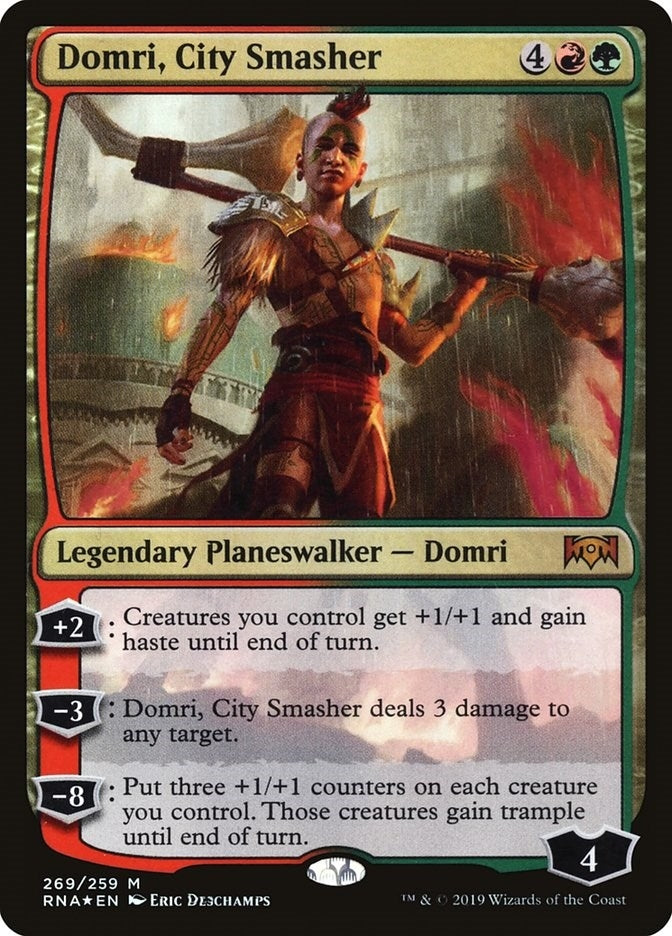 Image for Domri, City Smasher (269) [Ravnica Allegiance] - Magic: The Gathering