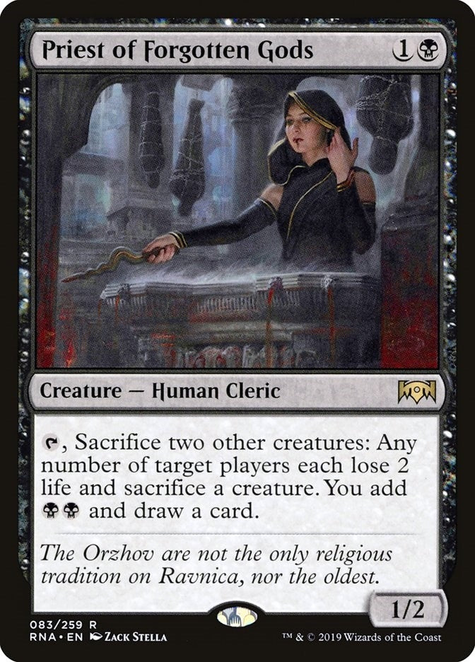 Image for Priest of Forgotten Gods (83) [Ravnica Allegiance] - Magic: The Gathering